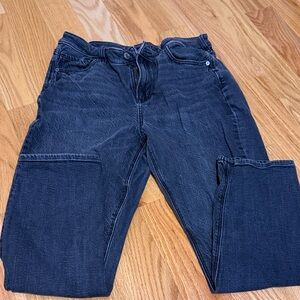 American Eagle Outfitters Charcoal Denim Jeans short length